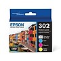 Epson T302 Photo Black/Cyan/Magenta/Yellow Standard Yield Ink Cartridge, 4/Pack (T302520-S)~#|#~A5AA7FDE-AC32-406A-9C5013E1AB1879E4_sc7