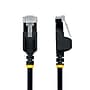 StarTech 4 ft. Ultra-Slim Cat6A Ethernet Cable, 34AWG, Black (N6APATSTP34BKS-4ft)~#|#~A5AB8CB2-D313-429D-A2B6E006691588A1_sc7