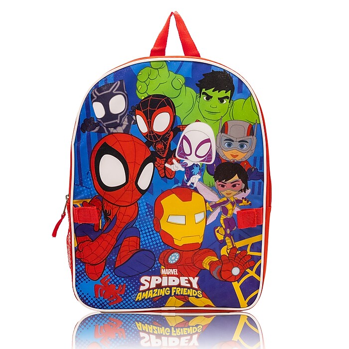 Marvel Kids 2-Piece Spidey Backpack Set, Medium, Red (MSCFL16ZA