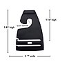 Nahanco 2 7/8" Tie Hanger, Black, 500/Pack (TC)~#|#~A5B2F09F-492C-4BB8-97CCDF79A6635655_sc7