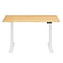 FlexiSpot E7COMMERCIAL 55''W Electric Height Adjustable Standing Desk, Bamboo/White (E7WCOM5528-LBZB)~#|#~A5B4CA1D-714C-4480-B902F94DB2E16DA8_sc7
