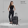 InUSA Aurum 21.65" Hardside Suitcase, 4-Wheeled Spinner, TSA Checkpoint Friendly, Black (IUAUR00S-BLK)~#|#~A5BA55DC-A0D9-4F1F-8D5751B3DA4AA90B_sc7