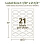 Avery EcoFriendly Laser/Inkjet Decorative Edge Multipurpose Labels, 1-1/8" x 2-1/4", White, 1050/Box (94061)~#|#~A5BE152F-90C4-4A93-A90D07241E9D7A45_sc7