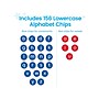 hand2mind Lowercase Alphabet Chips, Red/Blue, 156/Pack (94473)~#|#~A5C01FD0-E2CF-43F4-97B6976DFABF30FF_sc7