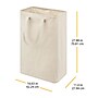Whitmor Collapsible Hamper, Canvas, Natural (5468-9866)~#|#~A5C0A54A-6C69-45A0-BAEB2E84ACC16B1A_sc7