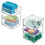 iDESIGN 3-Piece Plastic Stackable Drawer Organizer Set, Clear (28176M3)~#|#~A5C17BC3-423A-4C40-AA510664155C977E_sc7