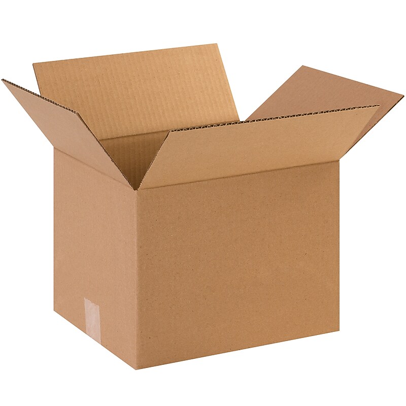 12" x 10" x 9" Shipping Boxes, 32 ECT, 25/Bundle (12109) image 1