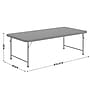 Flash Furniture Paige Rectangular Kid's Folding Table, 59" x 29", Granite Gray (RB3060KIDGY)~#|#~A5C565E0-A1CC-418A-8953A30C3089209E_sc7
