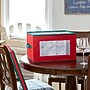 Household Essentials Holiday Stemware Windowed Panel Storage Box with 12 Compartments, Red/Green (HH540RED)~#|#~A5C7BB2B-E200-42F2-AA83866C81417CCA_sc7