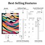2025-2026 TF Publishing Peaks and Valleys 6.5" x 8" Academic Year Monthly Planner, Paperboard Cover, Multicolored (AY26-4208)~#|#~A5CCC38B-319A-4266-A2363C425730BB0F_sc7