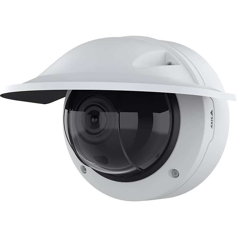AXIS Q35 Outdoor Security Camera, 8 Megapixel, White (02973-001) image 1