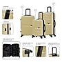 InUSA Aurum 3-Piece Hardside Spinner Luggage Set, TSA Checkpoint Friendly, Champagne (IUAURSML-CHA)~#|#~A5D0B43D-4CD4-4E51-994E074D94E68857_sc7