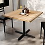 Flash Furniture Bennett Square Shaped Wooden Commercial Indoor Table, 36" x 36", Natural Top/Black Base (GSFSQ36NTT3030)~#|#~A5D39530-F463-4BD0-A5EC8AFA88DE1029_sc7