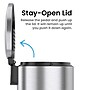 iTouchless SoftStep Semi-Round Stainless Steel Step Trash Can with Hinged Lid, 5.02 Gallon (IP05DSS)~#|#~A5D52879-3C6E-40B2-A20EF4F6185072F3_sc7