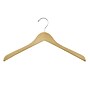 Nahanco 17" Wood Concave Jacket Hanger, Natural, 100/Pack (1117CH)~#|#~A5D565DE-A327-4344-843FA3000685D1DA_sc7