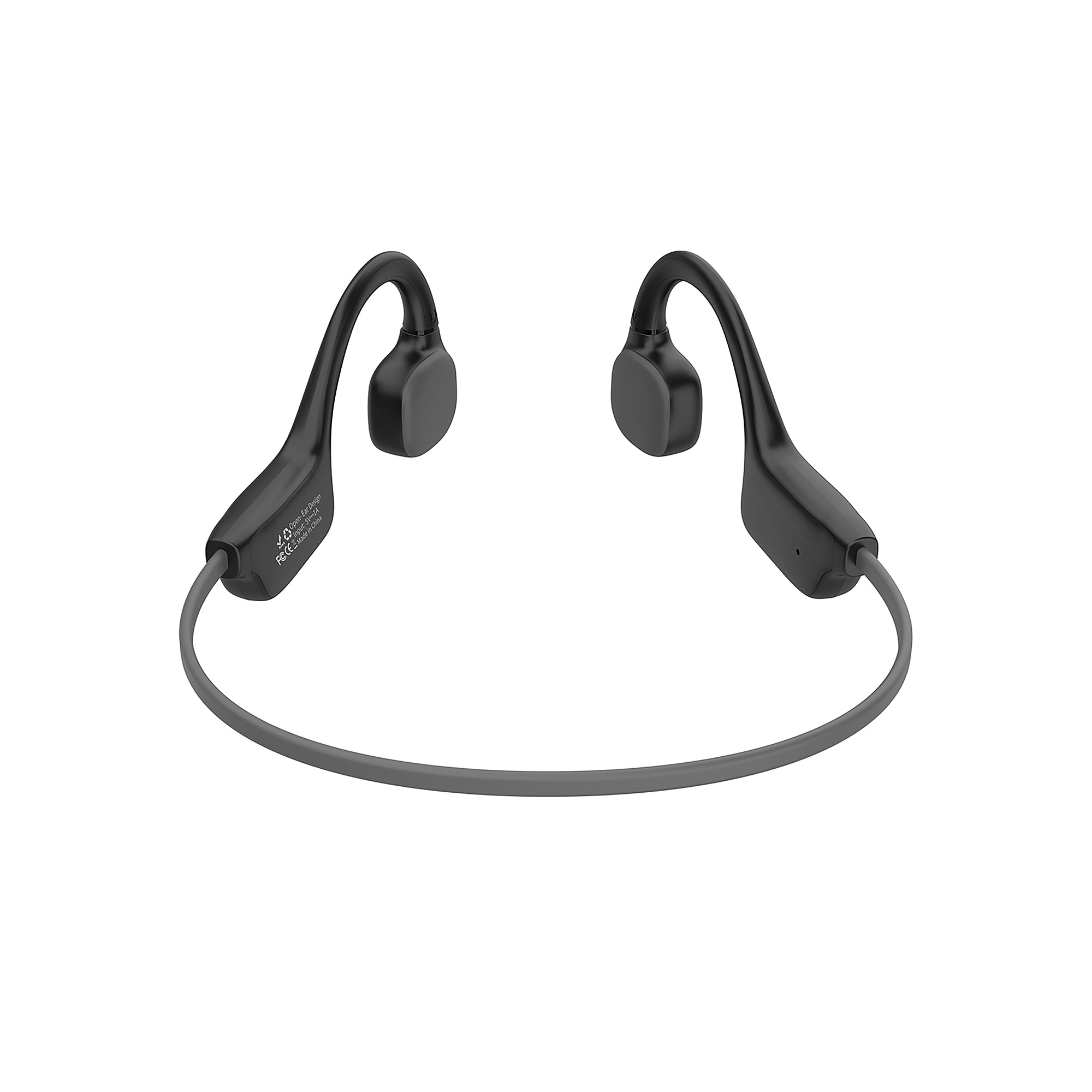 OPN Sound Osso Wireless Bone-Conduction Headphones with Microphone, Bluetooth, Black (OS1000BC) Sansujyuku sansujyuku.com