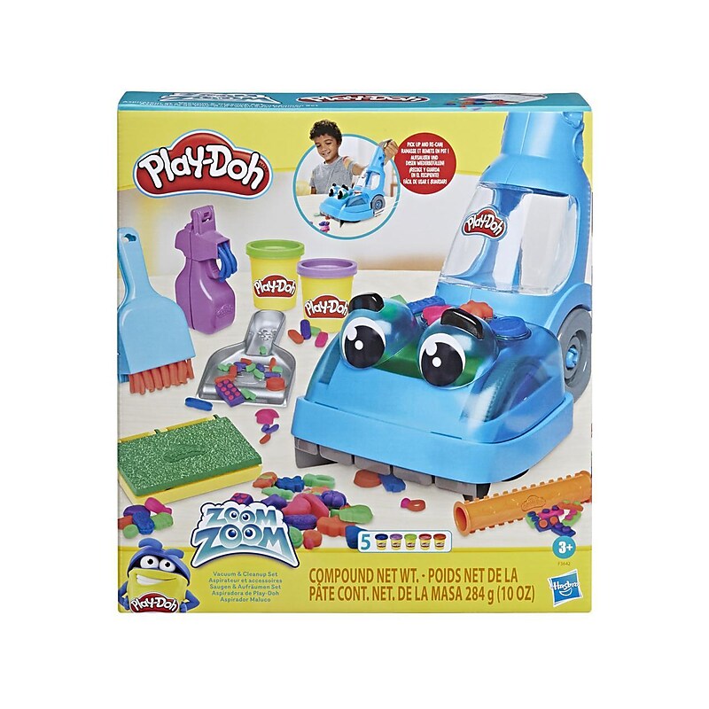 Hasbro Zoom Zoom Vacuum and Cleanup Toy Set (F3642) image 1