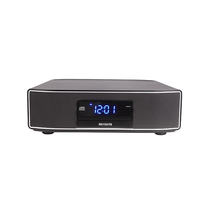 Aiwa Exos Wireless Bluetooth Home Bedroom Speaker, Black (AI6006