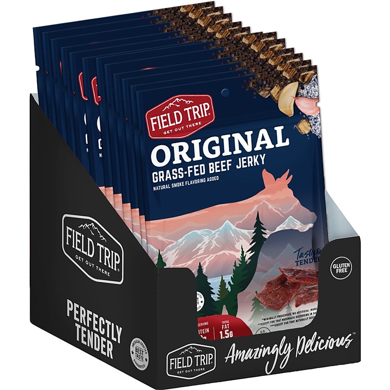 Field Trip Original Beef Jerky, 1 oz., 12/Carton (FLD00503) image 1