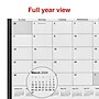 2024-2025 Staples 11" x 8" Monthly Desk/Wall Calendar, White/Red/Black  (ST60366-23)~#|#~A5EE88F7-4353-43A2-80A00FF708740B81_sc7