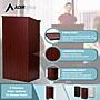 AdirOffice 46" Speaker Podium Lectern, Mahogany (661-01-BLK-PKG)~#|#~A5F02822-01B8-4A1F-863BF48CF76C0908_sc7
