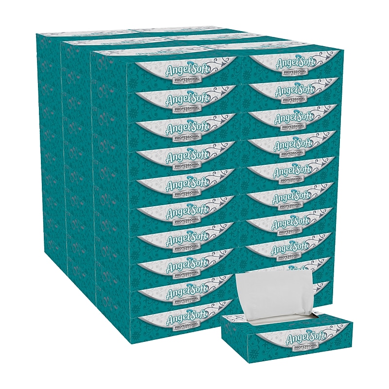 Angel Soft Professional Series Facial Tissue, 2-Ply, 50 Sheets/Box, 60/Carton (48550) image 1
