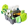 Libman Commercial 6-Compartment Cleaning Caddy, Gray, 6/Carton (1225004)~#|#~A5F789B7-9A13-4650-A2DD0795BE1FE7D4_sc7