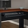 Bush Furniture Fairview 60"W L Shaped Desk with Drawers and Storage Cabinet, Antique Black/Hansen Cherry (WC53930-03K)~#|#~A5F83554-3581-4D59-AA126CB3D76E139D_sc7
