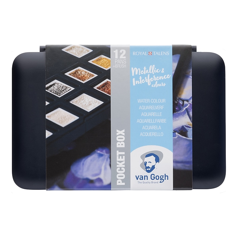 Talens Van Gogh Specialty Selection Metallic Watercolor Paint, Assorted Colors (VNG20808640) image 1