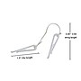 Nahanco Tie Back Clip, White, 100/Carton (TIE BK)~#|#~A60381F7-DDD5-4085-891247897947B534_sc7