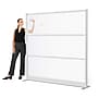 Luxor Translucence 3-Panel Room Divider, 70"H x 70"W, Translucent Plastic (PPWL010)~#|#~A606E6B7-F100-4DBC-855B45EF2746C7FE_sc7
