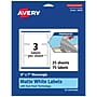 Avery TrueBlock Laser/Inkjet Rectangle Multipurpose Labels, 3" x 7", White, 75/Pack (94250)~#|#~A607808C-38B4-4134-B7B2654FB663BFC4_sc7