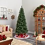 Nearly Natural 8' Wisconsin Slim Snow Tip Pine Artificial Christmas Tree with 600 Clear LED Lights (T3050)~#|#~A609323C-620A-4DF9-BABC2388BE8473CC_sc7