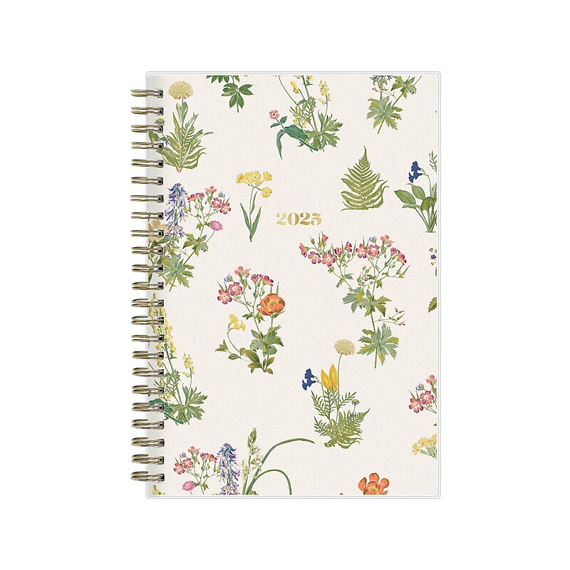 2025 Blue Sky Day Designer The Everygirl Botanica 5" x 8" Weekly & Monthly Planner, Plastic Cover, Multicolor (148271) image 1