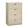 HON Brigade 600 Series 4-Drawer Lateral File Cabinet, Locking, Letter/Legal, Putty/Beige, 36"W (HON684LL)~#|#~A60A227D-2C0A-4A63-A0625C9AD0AA01B7_sc7