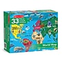 Melissa & Doug World Map Floor Puzzle, 33 Pieces (LCI446)~#|#~A60A32E7-5996-4D75-8F41518A376B7FCA_sc7