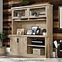 Sauder Aspen Post 65"W Desktop Hutch, Prime Oak (427022)~#|#~A60BE462-4863-4F4D-8C882522E9B7EAA8_sc7