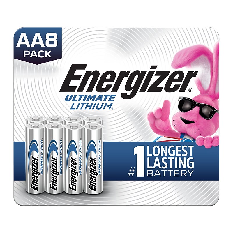 Energizer Ultimate Lithium AA Battery, 8/Pack (L91SBP-8) image 1