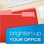 Pendaflex Recycled File Folder, 1/3-Cut Tab, Assorted, Letter Size, Red, 100/Box (4210 1/3 RED)~#|#~A60F646A-7A3C-4955-89F2C9C38FCF059C_sc7