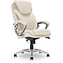 Serta Works Bryce Ergonomic Bonded Leather Swivel Executive Chair, Cream (43807B)~#|#~A60FAF76-68CB-454E-A184A300F0BBC296_sc7