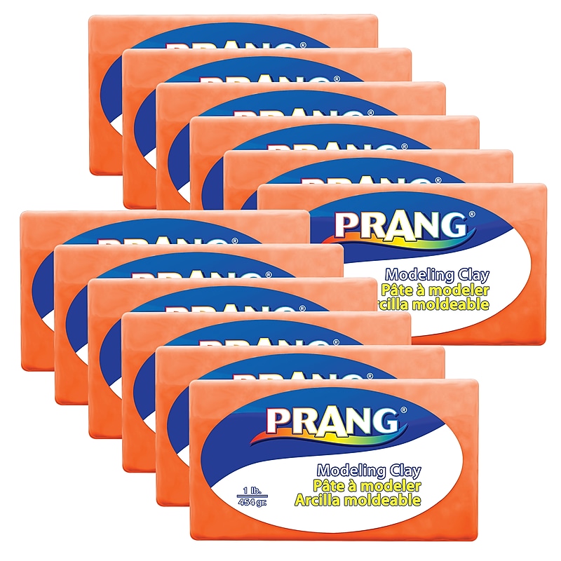Prang Modeling Clay, Orange, 12/Bundle (DIX00782-12) image 1