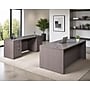 Boss Office Products 71" Desk and Credenza with Dual File Pedestals, Driftwood (GROUPA2-DW)~#|#~A6152382-2152-4339-915E3310E1BDC5C6_sc7