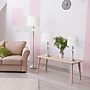 Lalia Home Classix 63"/29" Brushed Nickel Three-Piece Floor/Table Lamp Set with Tapered Shades (LHS-1000-BN)~#|#~A616EF91-5E69-40EE-8C7A416C3054F6A2_sc7