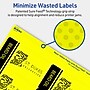 Avery Rectangle Laser/Inkjet Multipurpose Labels, 2" x 3.75", Neon Yellow (320/Box)~#|#~A6183835-FEBE-4ED3-BB84FDA343B826E4_sc7