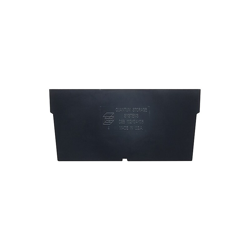 Quantum Storage Systems Ultra Stack and Hang Polyethylene Dividers For Shelf Bins, 4" x 0.25" x 5", 50/Pack (DSB102/104/106) image 1