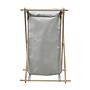 Household Essentials X-Frame 1-Section Collapsible Hamper with Lid, Cotton, Gray (6787-1)~#|#~A61DEB88-A774-485D-8F55BCA0248E02FB_sc7