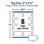 Avery 3.5" Price & Merchandise Tags, White, 96/Pack (22802)~#|#~A61EB09F-0DB7-484B-AC030C2AA8FF7738_sc7