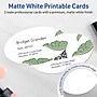 Avery Oval Business Cards, Matte White, 400/Pack (19479398866)~#|#~A620D3DB-0A89-4B78-9663F816E2DE38B3_sc7