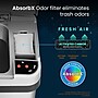 iTouchless Stainless Steel Bathroom Sensor Trash Can with AbsorbX Odor Control System and Fragrance, Silver, 4 Gal. (MT04SS)~#|#~A6266123-A12A-488F-A48B78F1830101B3_sc7