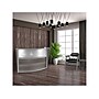 Regency Marque 72"W Curved Reception Desk Workstation, Driftwood Gray (77310GY)~#|#~A6297F16-7461-40FB-990EFC7802BB88F6_sc7